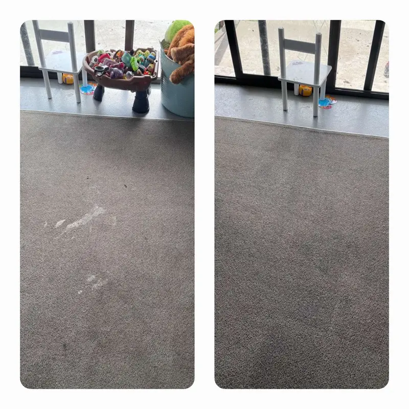 Before and after: Carpet stain removal by SN Cleaning Services, Christchurch