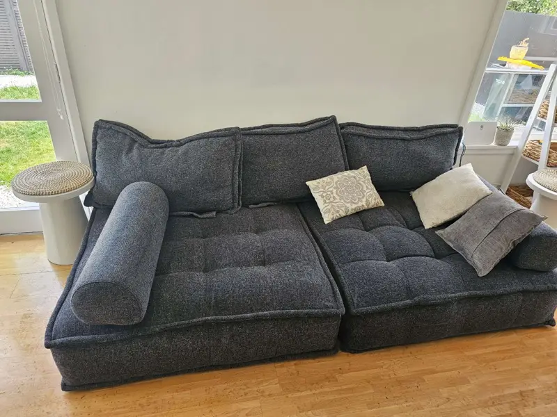Modular sofa upholstery clean by SN Cleaning Services, Christchurch