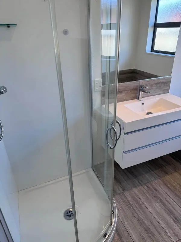 Move-out clean: shower and vanity by SN Cleaning Services, Christchurch